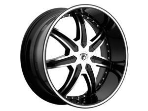Pinnacle P64 Ziete 22x9.5 6x139.7 +15mm Black/Machined Wheel Rim Pinnacle P64 Ziete 22x9.5 6x139.7 +15mm Black/Machined Wheel Rim