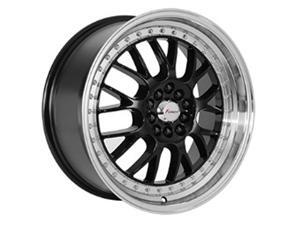 Forza FO318 17x8 5x100/5x114.3 +35mm Black/Machined Wheel Rim Forza FO318 17x8 5x100/5x114.3 +35mm Black/Machined Wheel Rim