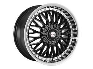 Forza FO317 17x8 5x100/5x114.3 +35mm Black/Machined Wheel Rim Forza FO317 17x8 5x100/5x114.3 +35mm Black/Machined Wheel Rim