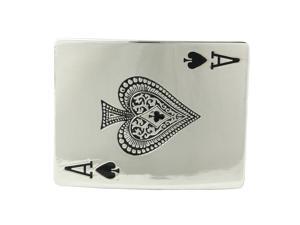 Mens New Vintage Plain Western Spade ACES Porker Card Classic Metal Belt Buckle Mens New Vintage Plain Western Spade ACES Porker Card Classic Metal Belt Buckle