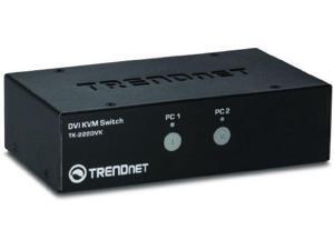 Trendnet 2-port Dvi Kvm Switch Kit - 2 Computer(s) - 1 Trendnet 2-port Dvi Kvm Switch Kit - 2 Computer(s) - 1