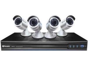 Swann Nvr8-7200 8 Channel Nvr With Smartphone Viewing & 4 X Swann Nvr8-7200 8 Channel Nvr With Smartphone Viewing & 4 X