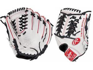 Rawlings PRO204WBS 11.5" Heart of The Hide White/Black/Red Custom Baseball Glove Rawlings PRO204WBS 11.5" Heart of The Hide White/Black/Red Custom Baseball Glove