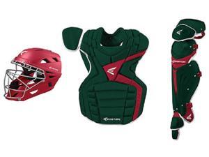 Easton Mako LLWS Catcher's Set Kelly Green / Red Intermediate Fits Ages 13-15 Easton Mako LLWS Catcher's Set Kelly Green / Red Intermediate Fits Ages 13-15