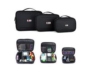 BUBM 3pcs/set Portable Electronic Accessories Travel Organizer Case BUBM 3pcs/set Portable Electronic Accessories Travel Organizer Case