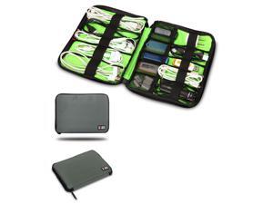 BUBM Gray Cable Organizer Electronics Accessories Case USB Drive Shuttle BUBM Gray Cable Organizer Electronics Accessories Case USB Drive Shuttle