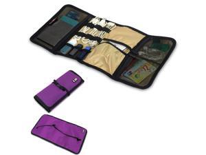 BUBM Purple Portable Cable Stable Electronics Accessories Travel Organizer / Hard Drive Bag BUBM Purple Portable Cable Stable Electronics Accessories Travel Organizer / Hard Drive Bag