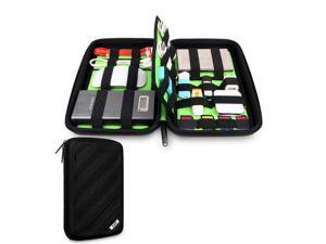 BUBM Portable EVA Hard Drive Case Electronics Accessories Travel Organizer-Black BUBM Portable EVA Hard Drive Case Electronics Accessories Travel Organizer-Black