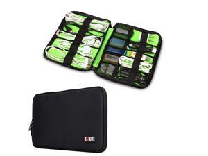 BUBM Gray Cable Organizer Electronics Accessories Case USB Drive Shuttle BUBM Gray Cable Organizer Electronics Accessories Case USB Drive Shuttle