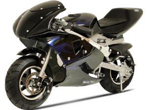 MotoTec 36v Electric Pocket Bike Black MotoTec 36v Electric Pocket Bike Black