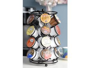 K-cup Coffee Pod Storage spinning Carousel Holder - 24 ct, Black K-cup Coffee Pod Storage spinning Carousel Holder - 24 ct, Black