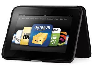 kindle fire HD Standing Leather Cover - Black kindle fire HD Standing Leather Cover - Black