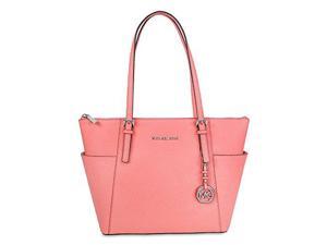 MICHAEL Michael Kors Jet Set East West Top Zip Tote (One Size US Women, Coral) MICHAEL Michael Kors Jet Set East West Top Zip Tote (One Size US Women, Coral)