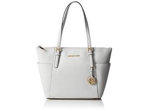 Michael Kors Jet Set East West Women's Tote Bag Handbag Purse White Michael Kors Jet Set East West Women's Tote Bag Handbag Purse White