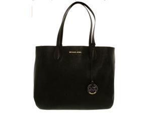 Michael Kors Women's Large Mae Soft Leather Carryall Leather Shoulder Tote - Black/Pale Gold … Michael Kors Women's Large Mae Soft Leather Carryall Leather Shoulder Tote - Black/Pale Gold …