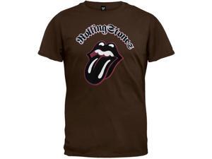 Rolling Stones - Flocked Tongue Soft T-Shirt Rolling Stones - Flocked Tongue Soft T-Shirt