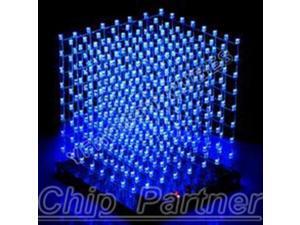 3D LightSquared DIY Kit 8x8x8 3mm LED Cube White LED Blue Ray 3D LightSquared DIY Kit 8x8x8 3mm LED Cube White LED Blue Ray