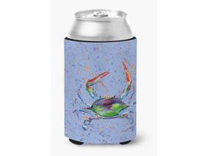 Crab on blue Can or Bottle Beverage Insulator Hugger Crab on blue Can or Bottle Beverage Insulator Hugger