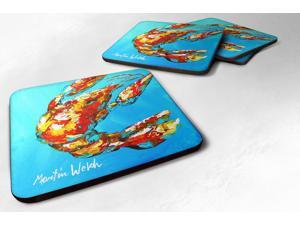 Set of 4 Crawfish Baby Craw Foam Coasters Set of 4 Crawfish Baby Craw Foam Coasters