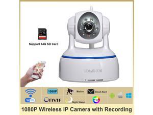 HOSAFE 2MW1 1080P Wireless IP Camera HD Pan/Tilt plug and play two way voice motion detection email alert, working with Foscam blue iris, Ispy, ONVIF IP Camera Software and IP Camera DVR HOSAFE 2MW1 1080P Wireless IP Camera HD Pan/Tilt plug and play two way voice motion detection email alert, working with Foscam blue iris, Ispy, ONVIF IP Camera Software and IP Camera DVR