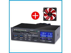 STW 5.25 Inch multifunctional card reader , PC media dashboard card reader usb 3.0 hub and usb 3.0 card reader STW 5.25 Inch multifunctional card reader , PC media dashboard card reader usb 3.0 hub and usb 3.0 card reader