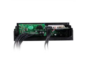 5.25 Inch Media Dashboard LCD Front Panel Internal All-in-one Card Reader Temperature Display with 4 Channel Cooling Fan Speed Controller 5.25 Inch Media Dashboard LCD Front Panel Internal All-in-one Card Reader Temperature Display with 4 Channel Cooling Fan Speed Controller