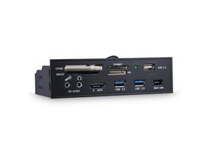 STW 2 Port USB 3.0 Firewire 1394 Power Esata HD Audio 4 in 1 Internal Card Reader 5.25" Optical Drive Bay Front Panel/TF/SDHC/SDXC STW 2 Port USB 3.0 Firewire 1394 Power Esata HD Audio 4 in 1 Internal Card Reader 5.25" Optical Drive Bay Front Panel/TF/SDHC/SDXC