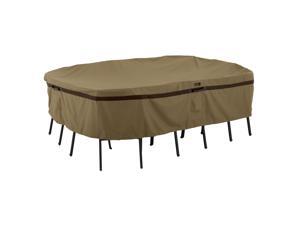 Classic Accessories Hickory Rectangular Oval Patio Table Chair Cover XL Outdoor Classic Accessories Hickory Rectangular Oval Patio Table Chair Cover XL Outdoor