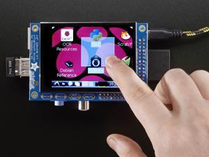 PiTFT Mini Kit - 320x240 2.8" TFT+ Capacitive Touchscreen for Raspberry Pi Model A / B / B+ PiTFT Mini Kit - 320x240 2.8" TFT+ Capacitive Touchscreen for Raspberry Pi Model A / B / B+