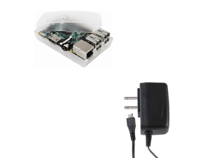 Raspberry Pi 2 Basics Kit - 900MHz Quad-Core w/1GB RAM - Frost Case & PSU Raspberry Pi 2 Basics Kit - 900MHz Quad-Core w/1GB RAM - Frost Case & PSU
