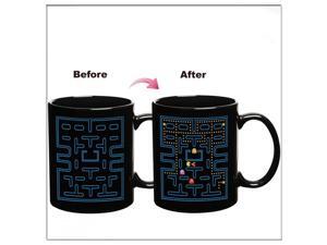 New Fantastic Water Coffee Hot Cold Heat Color Changing Pac Man Ceramic Mug Cup with Color gift Box New Fantastic Water Coffee Hot Cold Heat Color Changing Pac Man Ceramic Mug Cup with Color gift Box