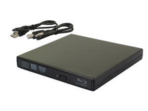 Black Slim External USB Blu-Ray Player, External USB DVD RW Laptop Burner Drive Black Slim External USB Blu-Ray Player, External USB DVD RW Laptop Burner Drive