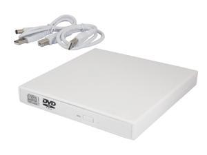 High Quality White External USB 2.0 DVD-ROM and CD-RW Combo Drive for for Laptops, Desktops and Notebooks High Quality White External USB 2.0 DVD-ROM and CD-RW Combo Drive for for Laptops, Desktops and Notebooks