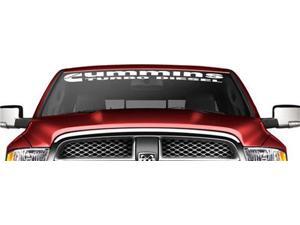 Cummins Turbo Diesel Windshield Banner Decal Cummins Turbo Diesel Windshield Banner Decal