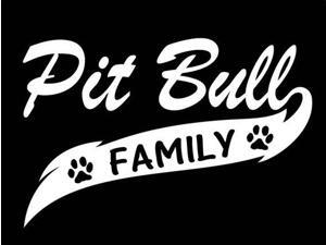 Pit Bull Family Window Decal Sticker 7 Pit Bull Family Window Decal Sticker 7