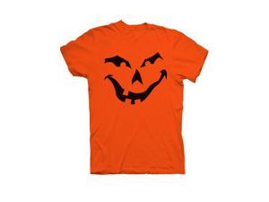 Halloween Jack O' Lantern Sinister Pumpkin Face T-shirt - Medium - Orange Halloween Jack O' Lantern Sinister Pumpkin Face T-shirt - Medium - Orange