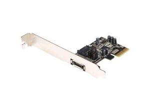 StarTech.com 1 Port PCI Express eSATA II Controller Card - 1 x 7-pin Serial ATA/300 External SATA StarTech.com 1 Port PCI Express eSATA II Controller Card - 1 x 7-pin Serial ATA/300 External SATA