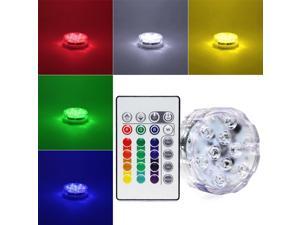 RGB Submersible LED Light - Battery Powered LED Accent Light w/ 24-key IR Remote for Wedding, Centerpiece, Halloween, Party Lights RGB Submersible LED Light - Battery Powered LED Accent Light w/ 24-key IR Remote for Wedding, Centerpiece, Halloween, Party Lights