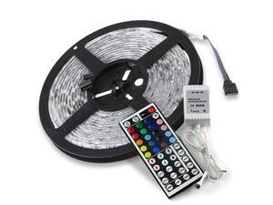16.4ft(5M) 5050 300LEDs/pc RGB multi-color Waterproof(IP-65) SMD Flexible Strip light with 44key IR Remote Controller 16.4ft(5M) 5050 300LEDs/pc RGB multi-color Waterproof(IP-65) SMD Flexible Strip light with 44key IR Remote Controller