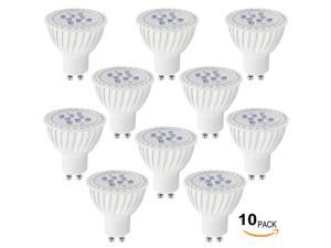 Lot of 10 110V 7W GU10 LED Bulb - 5000K Daylight LED Spotlight - 60W Equivalent GU10 Base - 500 Lumen 36 Degree Beam Angle for Home, Recessed, Accent, Track Lighting Lot of 10 110V 7W GU10 LED Bulb - 5000K Daylight LED Spotlight - 60W Equivalent GU10 Base - 500 Lumen 36 Degree Beam Angle for Home, Recessed, Accent, Track Lighting