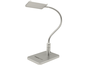 SILVER Eye-friendly LED Desk Lamp, 3-level Brightness, Touch Sensitive Control, Daylight White, Flexible Gooseneck, Flicker-free, No Ghosting & Anti-glare for Work/Reading/Studying/Relaxation/Bedtime SILVER Eye-friendly LED Desk Lamp, 3-level Brightness, Touch Sensitive Control, Daylight White, Flexible Gooseneck, Flicker-free, No Ghosting & Anti-glare for Work/Reading/Studying/Relaxation/Bedtime