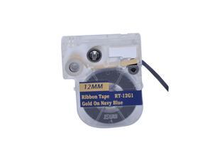 Nextpage® 1/2" Ribbon LC Cartridge compatible for Epson LC-4HKK5 Gold on Navy for Epson LabelWorks LW400/700/600P/1000P (RT-12G1) Nextpage® 1/2" Ribbon LC Cartridge compatible for Epson LC-4HKK5 Gold on Navy for Epson LabelWorks LW400/700/600P/1000P (RT-12G1)
