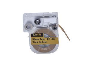 Nextpage® 1/2" Ribbon LC Cartridge compatible for Epson LC-4KBK5 Black on Gold for Epson LabelWorks LW400/700/600P/1000P (RT-12B3) Nextpage® 1/2" Ribbon LC Cartridge compatible for Epson LC-4KBK5 Black on Gold for Epson LabelWorks LW400/700/600P/1000P (RT-12B3)