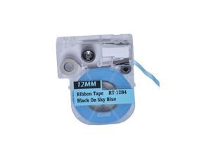 Nextpage® 1/2" Ribbon LC Cartridge compatible for Epson LC-4LBK5 Black on Sky Blue for Epson LabelWorks LW400/700/600P/1000P (RT-12B4) Nextpage® 1/2" Ribbon LC Cartridge compatible for Epson LC-4LBK5 Black on Sky Blue for Epson LabelWorks LW400/700/600P/1000P (RT-12B4)