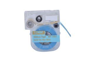 Nextpage® Gold on Sky Blue Ribbon LC Cartridge 1/2-Inch compatible for Epson LabelWorks Epson LW400/700/600P/1000P (RT-12G4) Nextpage® Gold on Sky Blue Ribbon LC Cartridge 1/2-Inch compatible for Epson LabelWorks Epson LW400/700/600P/1000P (RT-12G4)