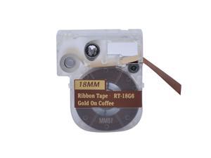 Nextpage® Gold on Brown Ribbon LC Cartridge 3/4-Inch compatible for Epson LabelWorks LW400/700/600P/1000P (RT-18G6) Nextpage® Gold on Brown Ribbon LC Cartridge 3/4-Inch compatible for Epson LabelWorks LW400/700/600P/1000P (RT-18G6)
