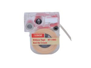 Nextpage® Red on Beige Ribbon LC Cartridge 3/4-Inch compatible for Epson LabelWorks LW400/700/600P/1000P (RT-18R5) Nextpage® Red on Beige Ribbon LC Cartridge 3/4-Inch compatible for Epson LabelWorks LW400/700/600P/1000P (RT-18R5)