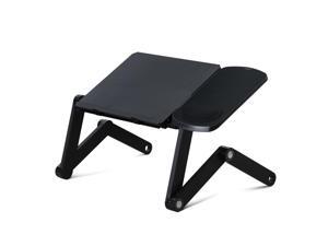Furinno Ergonomics 360 Degrees Adjustable Multi-functional Laptop Desk Bed Tray, D1-Black Furinno Ergonomics 360 Degrees Adjustable Multi-functional Laptop Desk Bed Tray, D1-Black