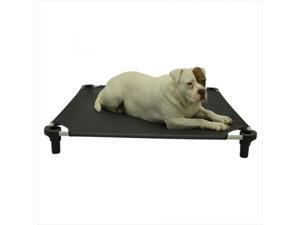 40x40 Pet Cot in Black with Teal Legs, Unassembled 40x40 Pet Cot in Black with Teal Legs, Unassembled