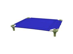 40x30 Pet Cot in Blue with Sage Legs, Unassembled 40x30 Pet Cot in Blue with Sage Legs, Unassembled